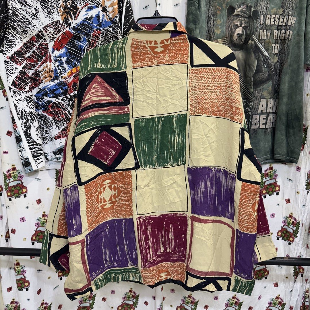 Vintage Patchwork Jacket (Category: Coats, Jackets and Outerwear) located in Baguio. Submitted by secondoption.ph (Listing ID 1423770605, Image 2). Description: length 28 width 26.