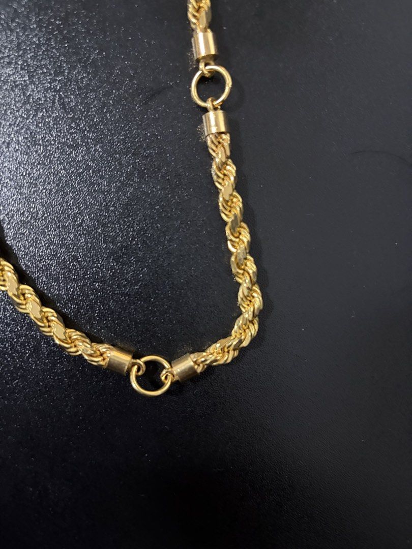 160 gram rope chain, Men's Fashion, Watches & Accessories, Jewelry on ...