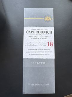 Caperdonich Secret Speyside Collection Peated Small Batch 18 Year Old, American Oak Cask, 48% whisky bottle