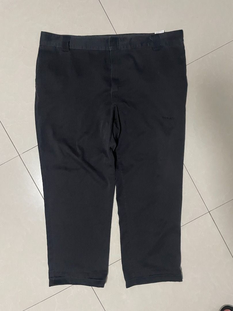 2 Pcs Dickies 874 (1) Original Fit + (1) 874FLEX (Category: Trousers) located in Silang. Submitted by pau_sober (Listing ID 1423882328, Image 1). Description: (1) Dickies 874 Black 48(waist) x 30(inseam) on tag 14 inches thigh 16 inches rise Used Condition 6/10 issue: tastas sa leg opening (see last photo) 500 + shipping (2) Dickies 874 Flex Black No tag 22 inch waist x 30 inch inseam 15.5 inch rise Used Condition 6/10 500 + shipping 500 EACH PO 