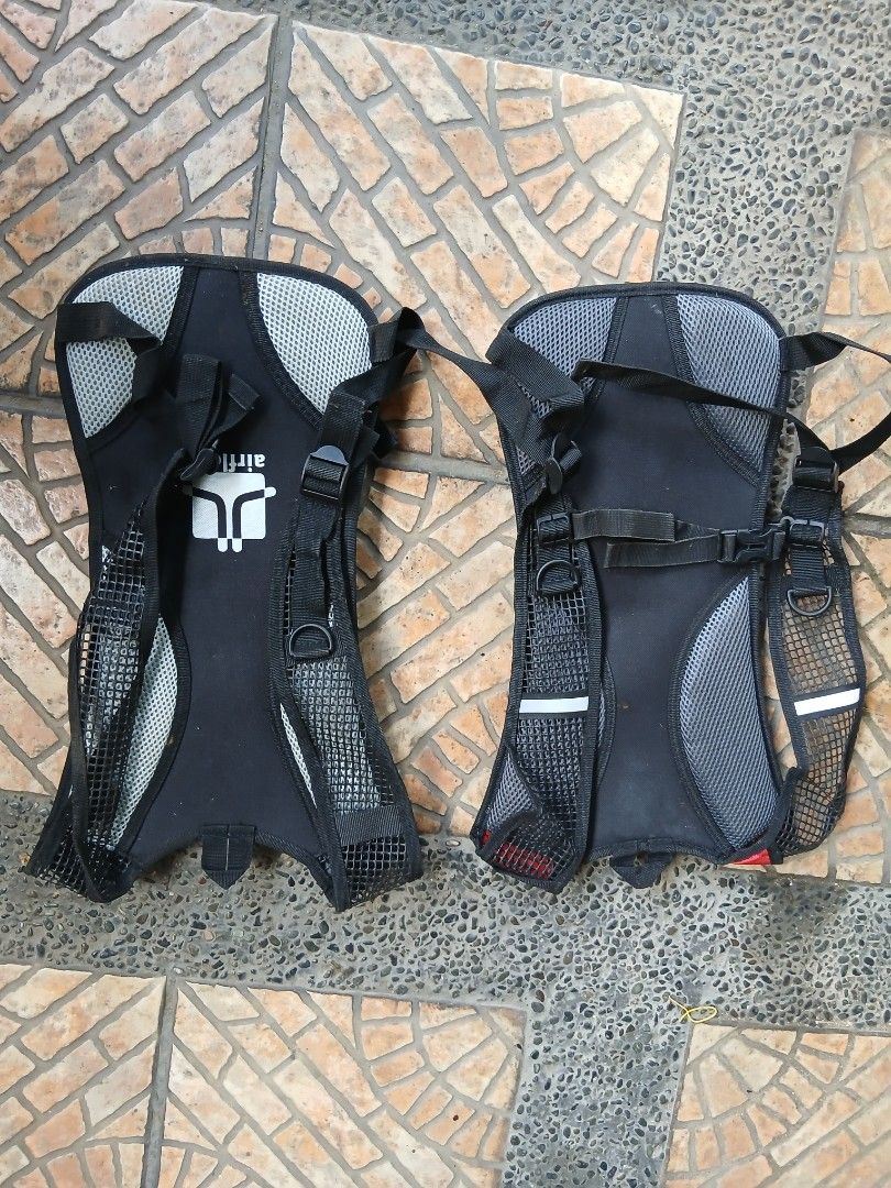 Hydration Backpack (Category: Backpacks) located in Dasmarinas. Submitted by tataysgarage (Listing ID 1423924690, Image 2). Description: Buy 1 take 1 !!!! Stocked in storaged room - hydration backpack for outdoor activities. - Includes hydration bladder. - Features adjustable straps for a comfortable fit. - Breathable back panel for enhanced comfort. - Multiple pockets for storing essentials. - Available colors: Black and Red..