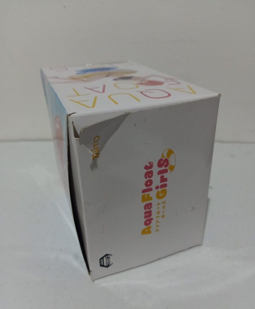 Aqua Float Girls QQ Ichika Figure (Category: Figurines & Statues) located in Cavite. Submitted by jmarolivia14121 (Listing ID 1423912410, Image 3). Description: - MIB - Ichika figure from the Aqua Float Girls series. - Brand new, in original packaging. - Box has minor tear. - Features Ichika in a swimsuit. - Includes a floatie accessory. - Manufactured by Taito..