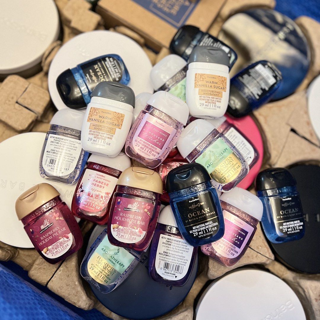 Bath & Body Works PocketBac Hand Sanitizers (Category: Sanitizers & Disinfectants) located in Dagupan City. Submitted by mommimai (Listing ID 1423791124, Image 1). Description: Bath & Body Works🧴 Hand Sanitizers 📍 Dagupan City, Pangasinan 💯 Authentic. Bought in-store at Bath & Body Works 💸 Our prices are up to 50% OFF from original store prices! 📌 Limited stocks available! Send us a message to reserve your favorites before they’re gone! 🛍✨ 