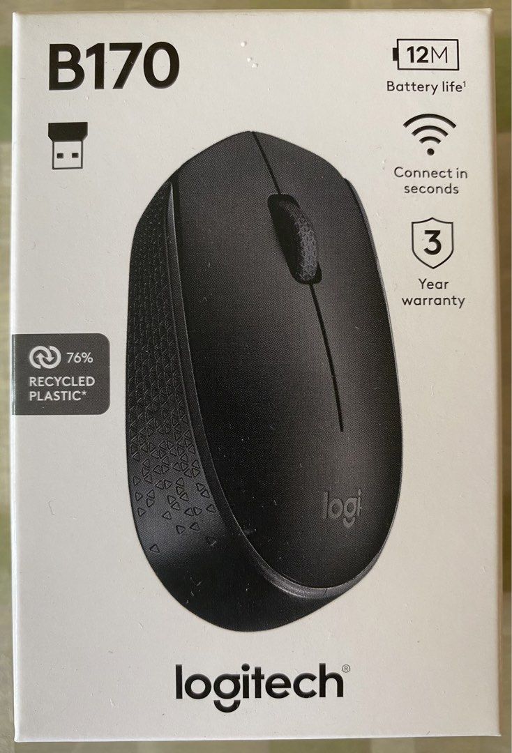 BNIB Logitech B170 Wireless Mouse468915791154401280
