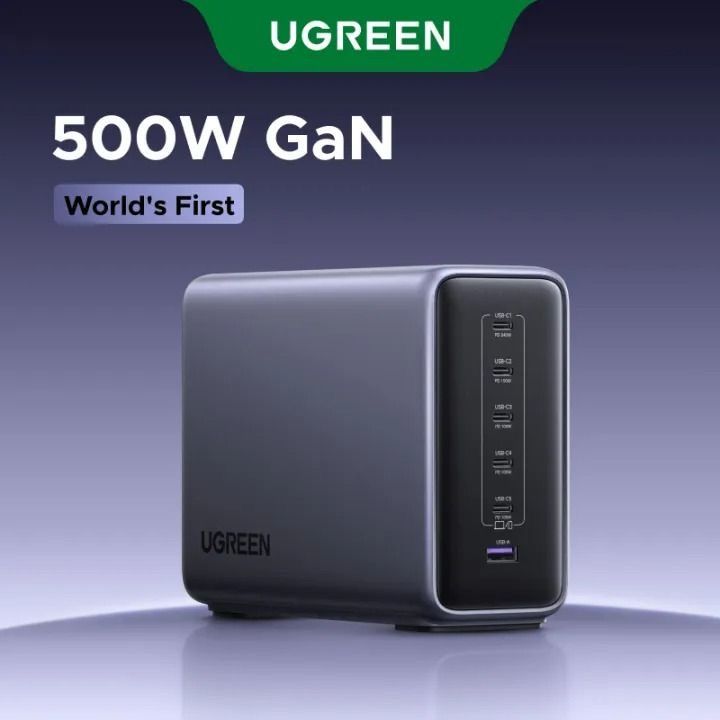 [FIXED PRICE - NO HAGGLING] [BRAND NEW - SEALED] Ugreen 500W GaN Charger