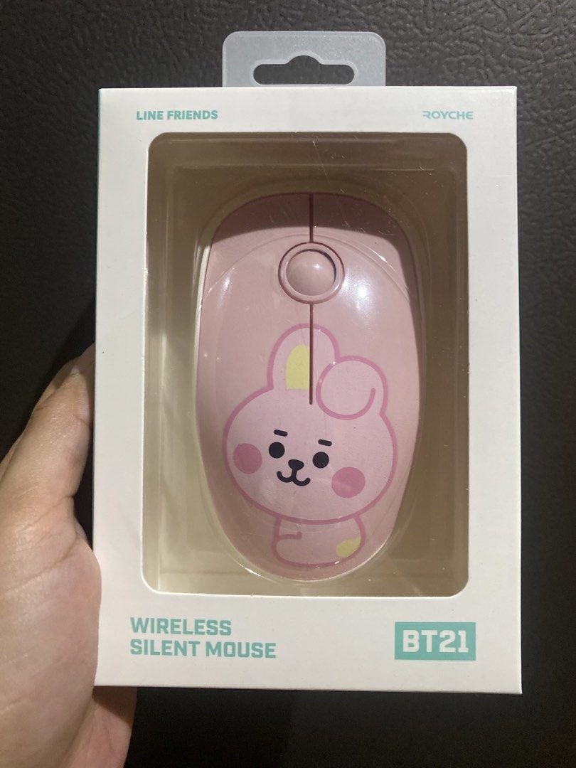 BT21 Wireless Silent Mouse (Category: Mouse & Mousepads) located in Calamba. Submitted by page_areumone1 (Listing ID 1423822578, Image 2). Description: Price is fixed Available: Tata SOLD OUT Shooky Cooky Rj.