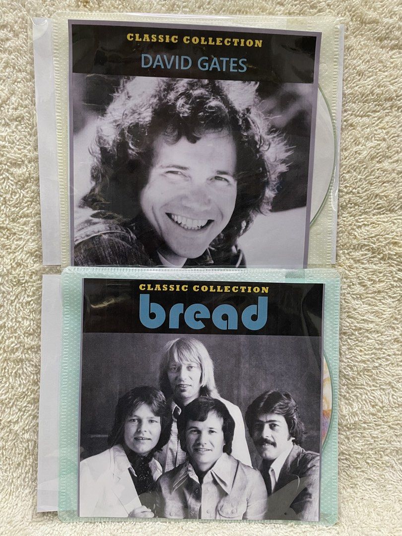 CD-R. Burned: David Gates & Bread Classic Collection - ₱125 each (Category: Other Audio Equipment) located in Las Pinas. Submitted by deeco_personal_items (Listing ID 1423856564, Image 1). Description: CD-R Burned fan-made compilation ₱125 each plus sf - David Gates Classic Collection - Bread Classic Collection Mint condition Please ensure your CD player supports CD-R burned audio format FLAC Lossless quality 14hz / 24 bit Balanced volume all tra