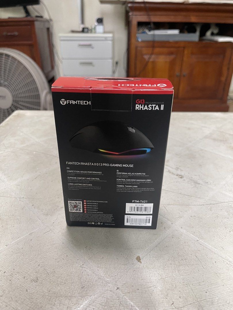 Fantech RHASTA II G13 Pro Gaming Mouse (Category: Mouse & Mousepads) located in Manila. Submitted by lleyton26 (Listing ID 1423807837, Image 3). Description: Brand New, Never Opened SRP: Php250.