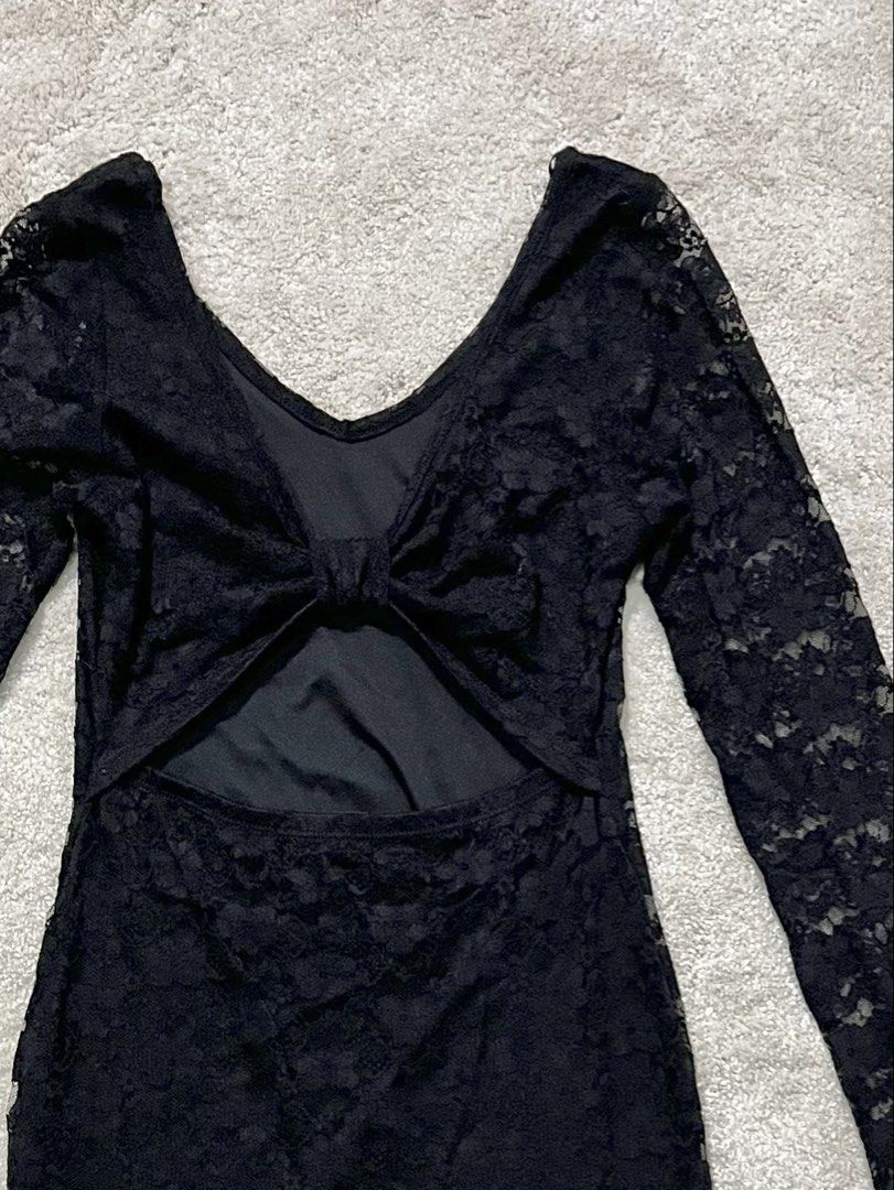 forever 21 black lace dress (Category: Dresses) located in Quezon City. Submitted by reesedeclutters (Listing ID 1423928883, Image 2). Description: - fabric: lace - used once - in excellent condition; no flaws.