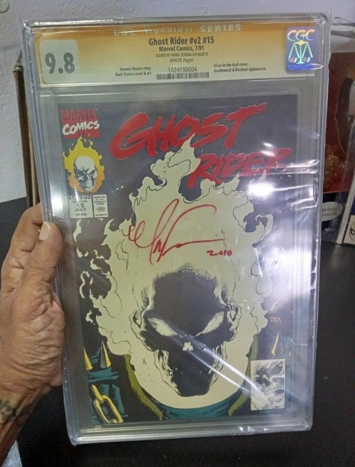 Ghost Rider #v2 #15 CGC Graded 9.8, Hobbies & Toys, Books & Magazines ...