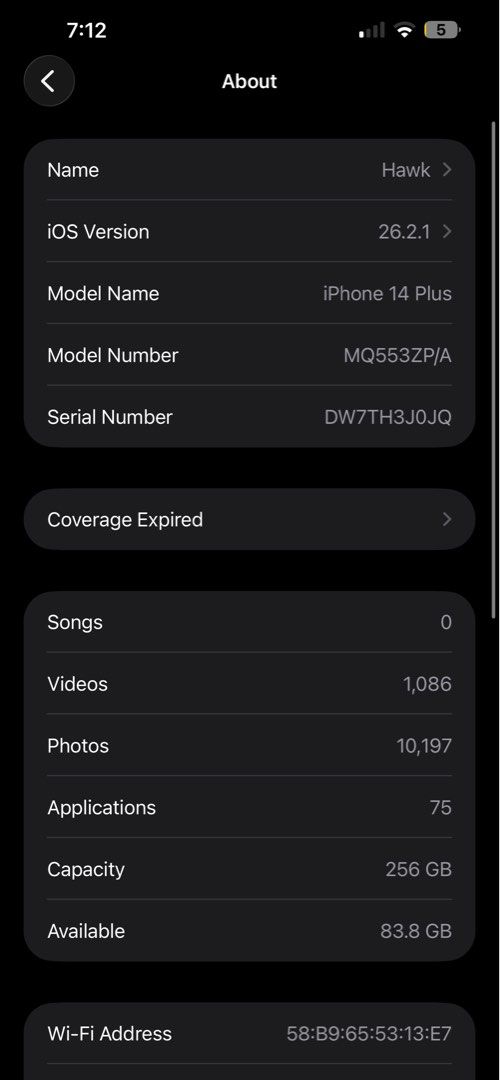 Iphone 14 plus 256GB 95% BH (Category: iPhone 14 Series) located in Taguig. Submitted by influenzas (Listing ID 1423898263, Image 3). Description: .