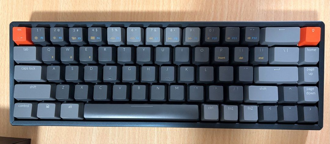 Keychron K6 RGB Aluminum (Category: Computer Keyboard) located in Manila. Submitted by francoo7 (Listing ID 1423812166, Image 2). Description: Keychron k6 Mechanical keyboard RGB Aluminum Hot swappable Wired/wireless Complete with box, cable, keycap remover, extra keycaps, manual Completely function - no issues Keycaps in good condition Dual compatibility (windows/Mac OS) Up to 3 devices .