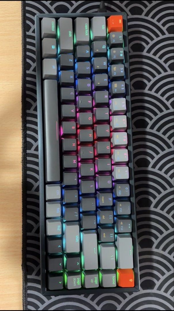 Keychron K6 RGB Aluminum (Category: Computer Keyboard) located in Manila. Submitted by francoo7 (Listing ID 1423812166, Image 3). Description: Keychron k6 Mechanical keyboard RGB Aluminum Hot swappable Wired/wireless Complete with box, cable, keycap remover, extra keycaps, manual Completely function - no issues Keycaps in good condition Dual compatibility (windows/Mac OS) Up to 3 devices .