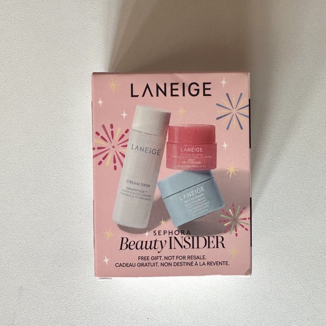 Laneige Sephora Beauty Insider Set (Category: Face Care) located in Makati City. Submitted by withlovekhl (Listing ID 1423860652, Image 1). Description: i just want the lip mask 😅 so im selling the two 🫧 original from sephora, all same serials.