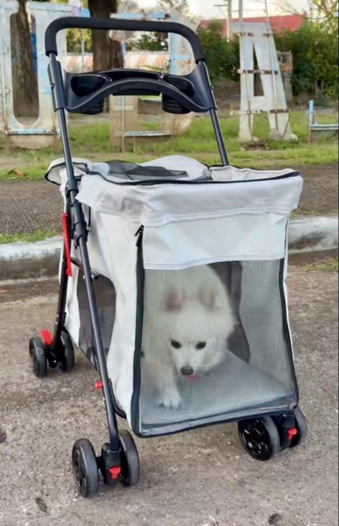 Large Foldable Pet Stroller Trolley Cart (Category: Homes & Other Pet Accessories) located in Makati City. Submitted by apricooutdoors (Listing ID 1423858688, Image 2). Description: Brand new 1 item available .