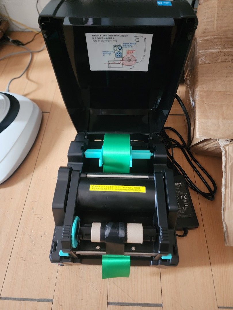 Leden Bar Code Printer with Ribbons (Category: Printers, Scanners & Copiers) located in Manila. Submitted by playmatez (Listing ID 1423857126, Image 3). Description: All in with ribbons, stickers, printer, Foils etc..