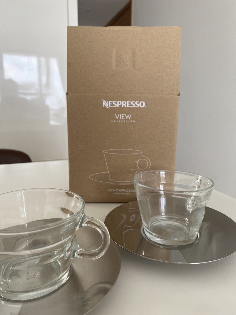 Nespresso View Cappuccino Cups with Saucers