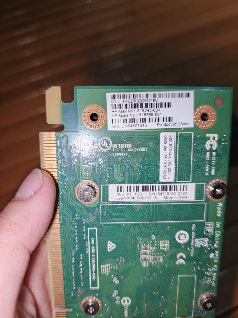 NVIDIA NVS 310 1GB Graphics Card, Computers & Tech, Parts & Accessories ...