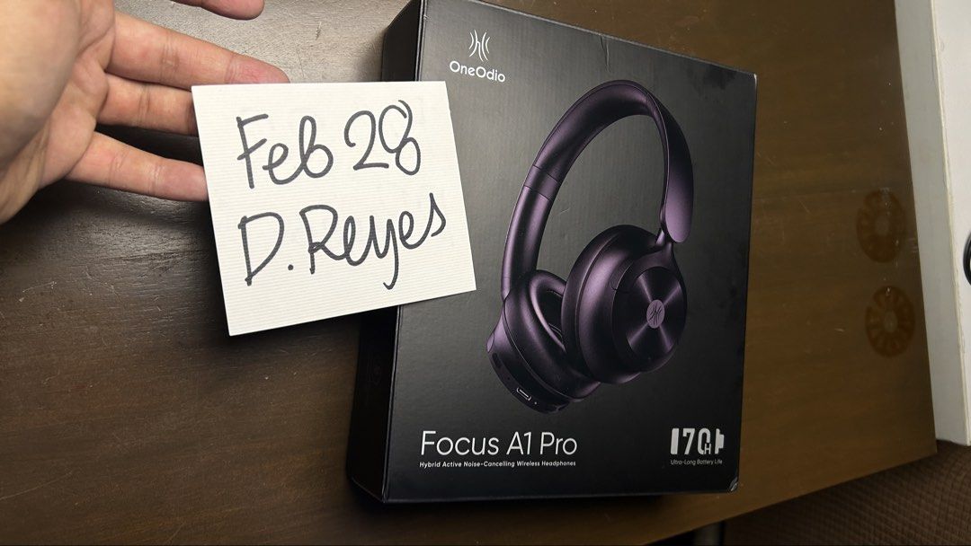 Oneodio A1 Pro ANC Onear Headphones Headset (Category: Headphones & Headsets) located in Cavite. Submitted by biboyharanero (Listing ID 1423900601, Image 1). Description: Oneodio A1 Pro ANC Onear Headset Very good sound, wide and very detailed Not mobile app compatible Has game mode BT6.0 40mm drivers Negotiable No LP in mind so please pm your maximum offer if below posted price (I hate haggling) RFS: Decluttering Issue: None Personal warranty fo