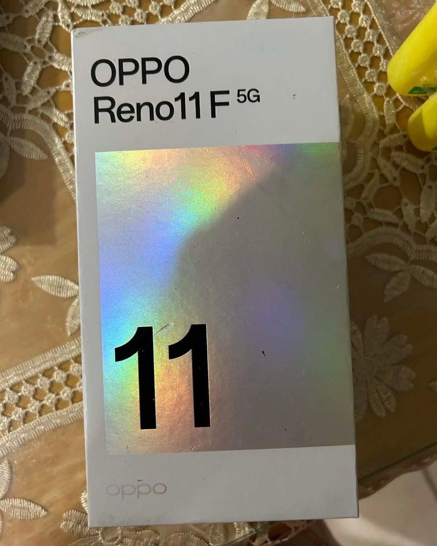 OPPO Reno11 F 5G (Category: OPPO) located in Manila. Submitted by mangoesforu (Listing ID 1423812705, Image 2). Description: - OPPO Reno11 F 5G (Black) - Includes original box - Comes with charger and other accessories - Features a dual-camera setup original price: 17,999 rfs: di naman need, gift lang .