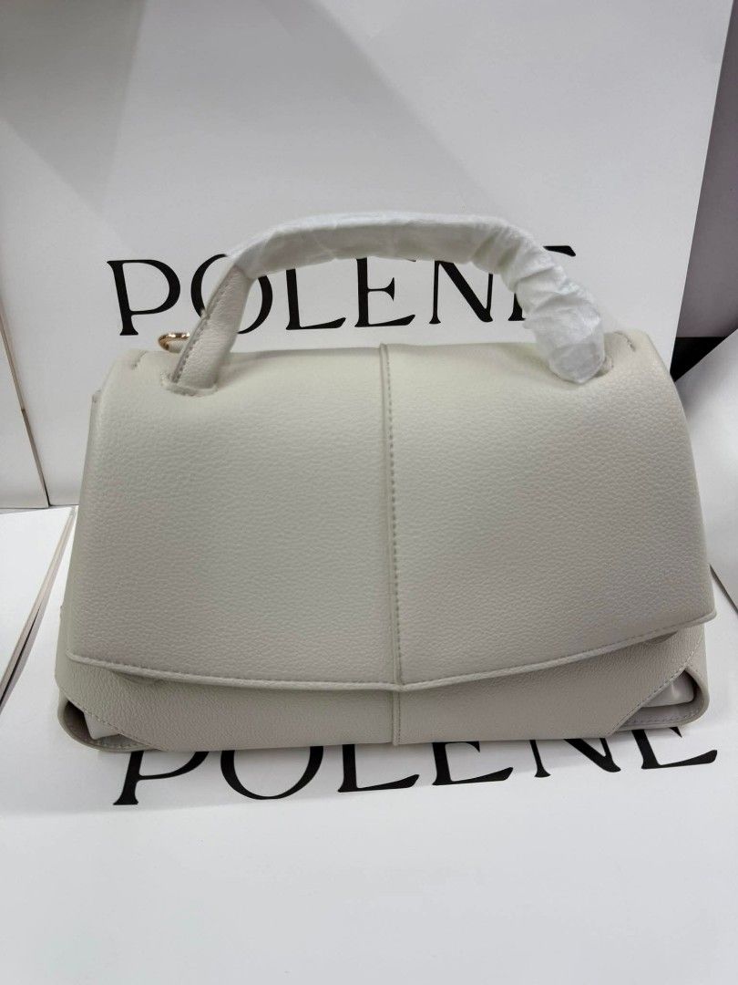 Polène Numéro Sept Handbag (Category: Luxury Bags & Wallets) located in Manila. Submitted by authenticbagswatchesco (Listing ID 1423842866, Image 3). Description: new Polene - Japan Import ₱3,750 +SF LBC COD with Dusbag box or paperbag Big size 32.5*11*24.5 pm for orders - Polène Numéro Sept handbag - Structured design with a top handle - Features a flap closure - Made of leather - Available colors: brown, beige, white, tan, red, olive green - In