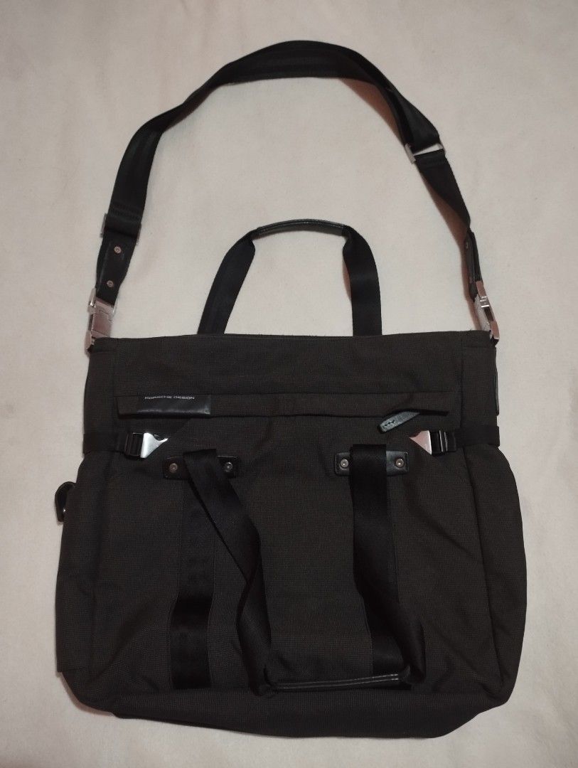 Porsche Design Black Tote Bag (Category: Sling Bags) located in Cebu City. Submitted by limeracing (Listing ID 1423937620, Image 2). Description: For Sale Porsche Design Luggage P'2000 Authentic Men's Travel Business Laptop Bag Messenger Nylon/Leather Trim 9.5/10 condition Dimensions 16x11x4.2 Selling for 6999 or best offer (bought from HK for 14k in PhP) 📍Cebu.