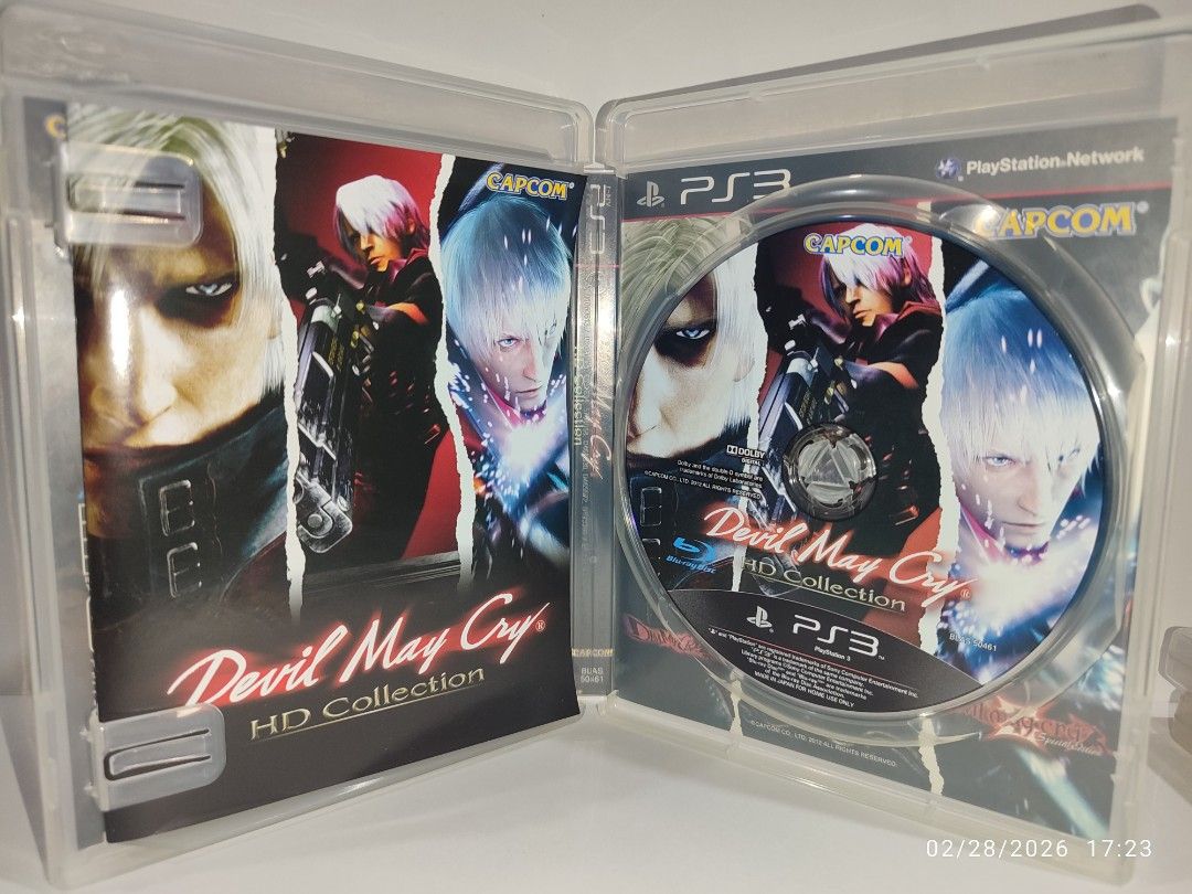 PS3 - Devil May Cry Bundle (PRE-LOVED) "R1 & R3" (Category: PlayStation) located in Mendez-Nunez. Submitted by sf2_gameshop (Listing ID 1422833035, Image 2). Description: PLEASE READ The bundle contains: 1. Devil May Cry HD Collection (Parts 1 to 3) 2. Devil May Cry 4 3. DMC CONDITION: Pre-loved item, in very good condition - ideal for collectors. It comes with game manuals. GENRE: Action-adventure, hack and slash MODE: Single-player REGION: 3 - 