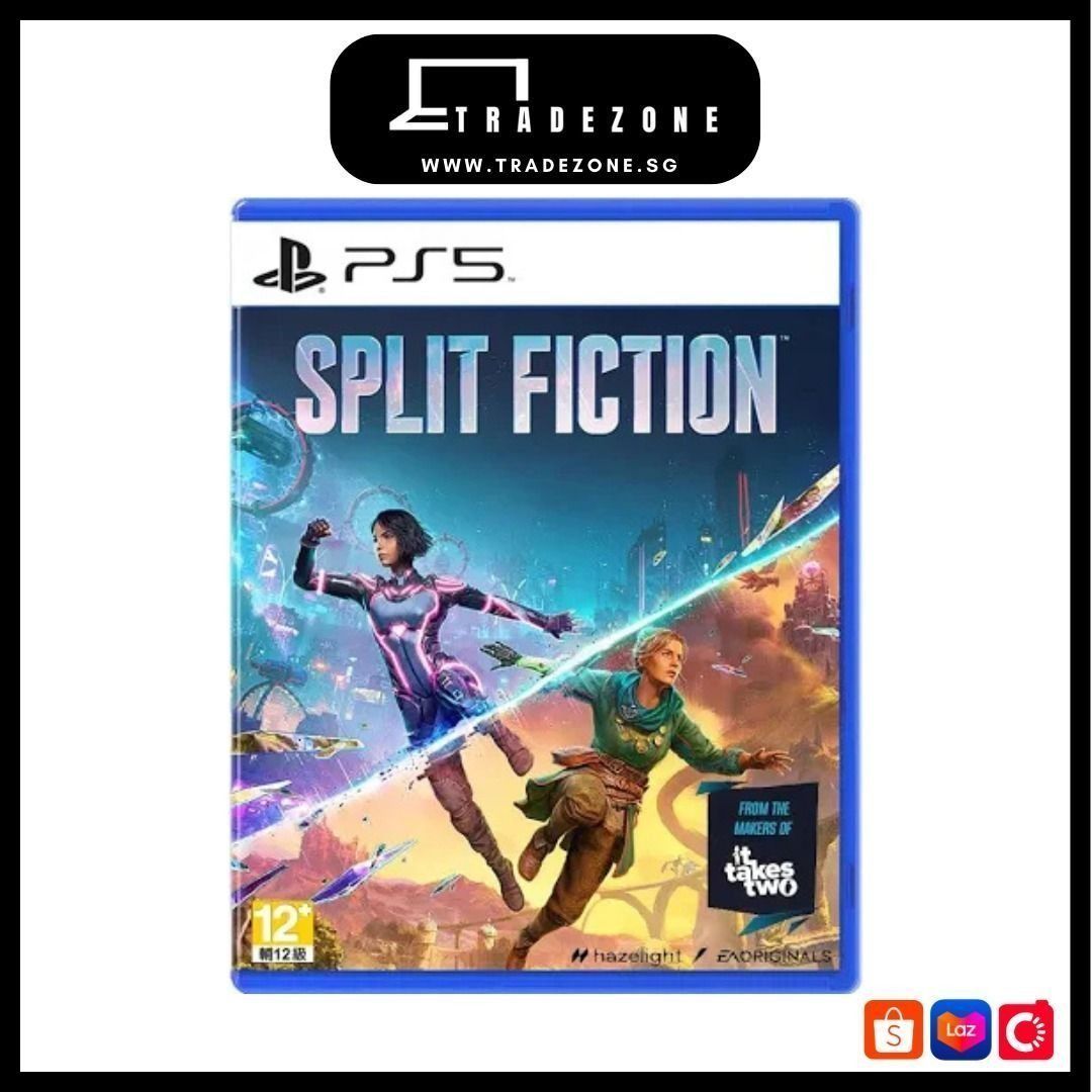 PS5 Split Fiction (Category: PlayStation) located in Singapore. Submitted by tradezoneconsole (Listing ID 1423879430, Image 1). Description: ⭐Promotion Prices⭐ Hi, TradeZone is doing a promotion of our brand new PS5 Split Fiction Game that we have in stock now. Brand New: $69.90 NOW!!! Hougang Green Shopping Mall Address: 21 Hougang St 51, #02-09 (S)538719 Hp: 87****** Opening Hours 12pm - 8:30pm (Mon - Sun) From the inventive minds behind the aw
