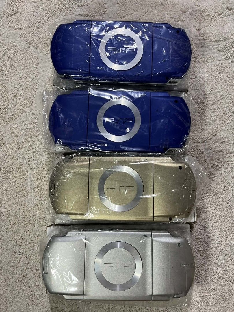 PSP 1000 FULL HOUSING (Category: PlayStation) located in Manila. Submitted by p_s_p (Listing ID 1423834333, Image 1). Description: PSP 1000 MODEL FULL HOUSING ‼️ BRAND NEW ‼️ BRAND NEW ‼️ AVAILABLE COLOR - BLUE - GOLD - SILVER PRICE - 599 LOCATION - TONDO MANILA Pick up/ Lalamove Only.