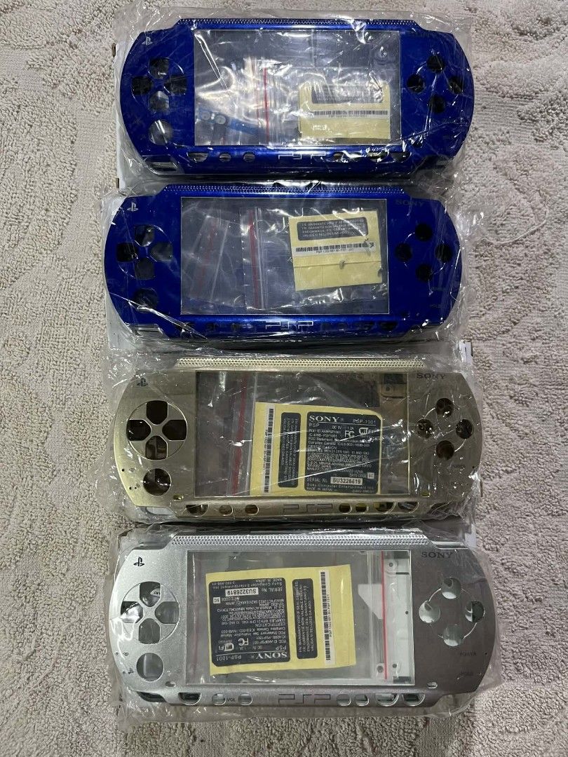 PSP 1000 FULL HOUSING (Category: PlayStation) located in Manila. Submitted by p_s_p (Listing ID 1423834333, Image 2). Description: PSP 1000 MODEL FULL HOUSING ‼️ BRAND NEW ‼️ BRAND NEW ‼️ AVAILABLE COLOR - BLUE - GOLD - SILVER PRICE - 599 LOCATION - TONDO MANILA Pick up/ Lalamove Only.