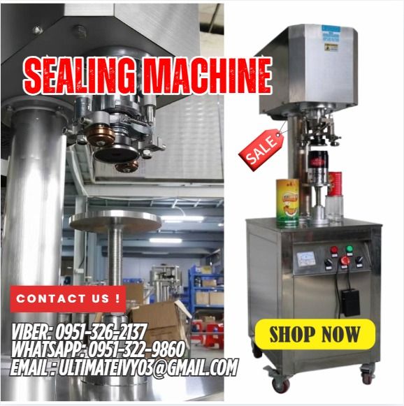 Semi-auto Cans Sealing Machine with 1 Moulder (Category: Everything Else Others) located in Caloocan City. Submitted by jynneyu68319 (Listing ID 1421869570, Image 1). Description: We have a semi-automatic can sealer that runs at 10-15 pcs/min, fits cans with diameters from 40-130mm and heights between 60-220mm, and operates at 220V Price include 1 molder Add Extra Molder - 6,000.