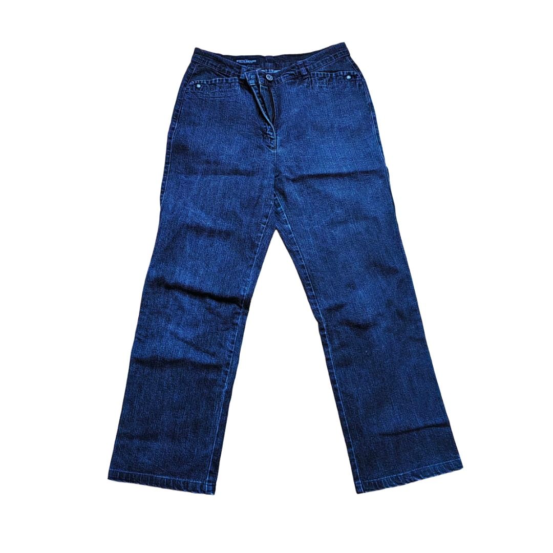 Sixth Sense Dark Gray Denim Jeans (Category: Jeans) located in Batangas. Submitted by dodgerblue (Listing ID 1423848126, Image 1). Description: - Sixth Sense Dark Gray Denim Jeans - Classic denim design - Versatile dark gray color - Perfect for everyday wear.