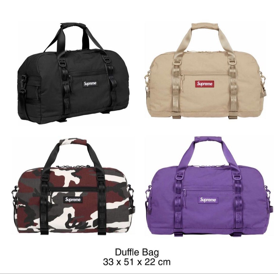 Supreme Bagpack Sling Bag Duffle Bag Tote Bag (Category: Backpacks) located in Singapore. Submitted by thehypewear.co (Listing ID 1423847672, Image 3). Description: DM for indiv price Self collection available / delivery (additional fees apply) Join us on our TG group for latest updates & promos! 👇🏻 TG: t. me/thehypewearco Feel free to enquire on any items not listed =) .
