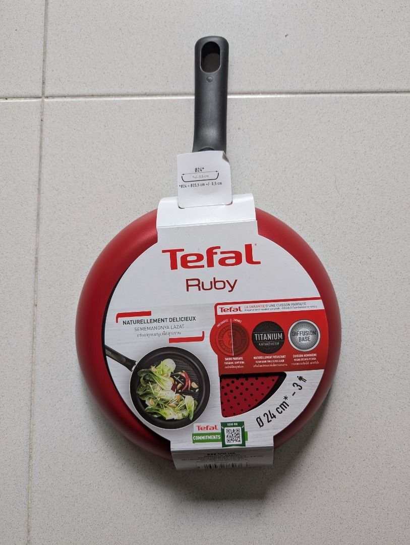 Tefal Ruby Non-Stick Frying Pan - 24cm