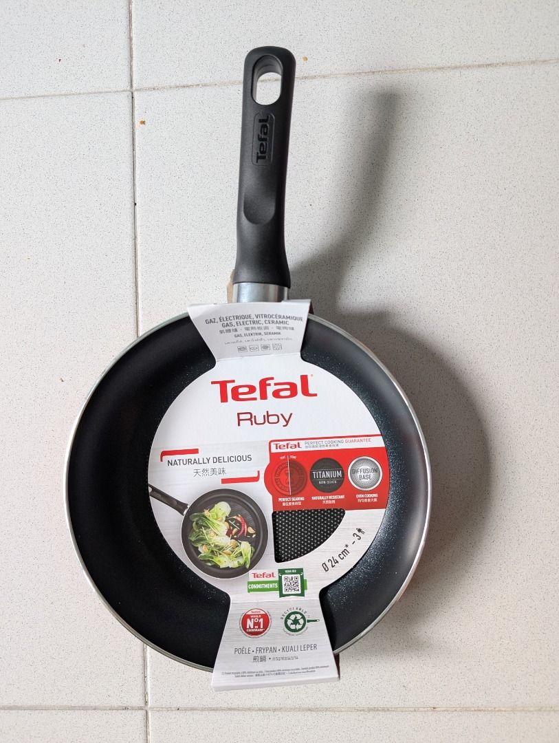 Tefal Ruby Non-Stick Frying Pan - 24cm439618579727001601