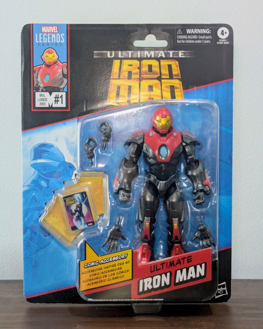 Ultimate Iron Man (Category: Figurines & Statues) located in Manila. Submitted by shelfinvaders (Listing ID 1423970336, Image 1). Description: For faster replies, pls message our FB page, Shelf Invaders, with the same name and logo. Marvel Legends Iron Man Ultimate - brand new, sealed - box condition 8/10, small dents MOP: BDO, BPI, GCash.
