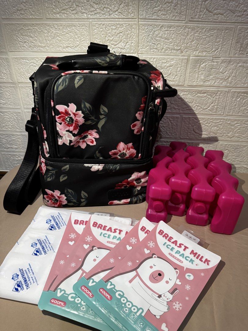 VCOOL insulated bag (Category: Breastfeeding & Bottle Feeding) located in Valenzuela. Submitted by cheskeyk.1 (Listing ID 1423850402, Image 1). Description: Inclusions: 4x 600ml reusable ice pack 4x 400ml ice pack 96pcs Therma freeze.