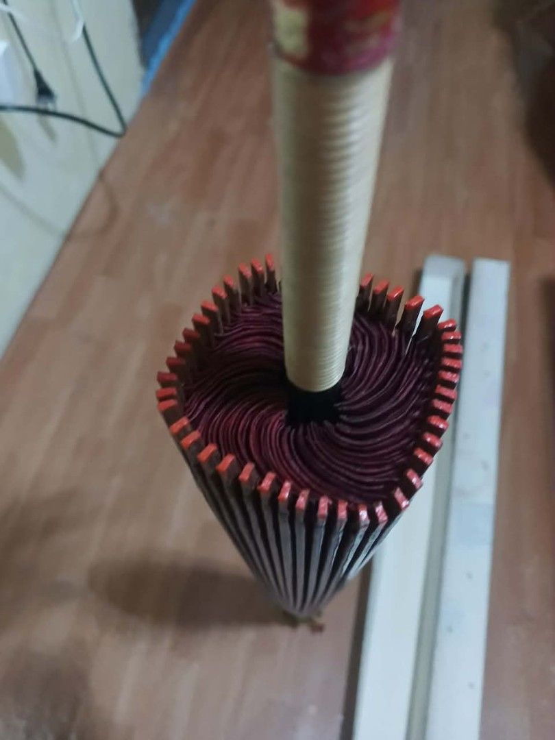 Vintage Red Paper Umbrella (Category: Umbrellas) located in Caloocan City. Submitted by youngdog_7a3ee7 (Listing ID 1423854846, Image 2). Description: - Vintage red paper umbrella - Detailed wooden frame - Classic design - Long handle with decorative top - Pleated red paper creates a full, round shape - Well-made and unique - Ideal for collection or decoration.