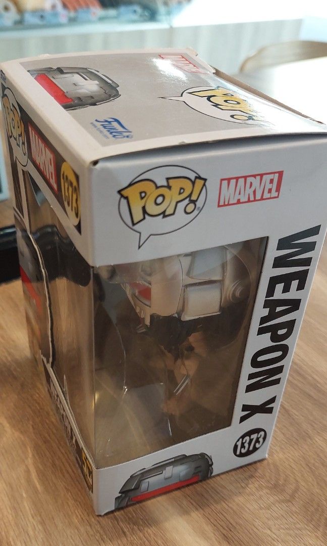 Wolverine Funko Pop! Marvel Weapon X (Category: Figurines & Statues) located in Pasig City. Submitted by toydaddyph (Listing ID 1423828257, Image 2). Description: Item is an original brand new 3.75-inch vinyl Funko Pop! figure of Wolverine, as Weapon X, from Marvel's 50th Anniversary series. With Funko Pop! reference no. 1373, the figure was released in early 2024. Current retail price is at P675 - P750 What you see is what you'll get. Figure was