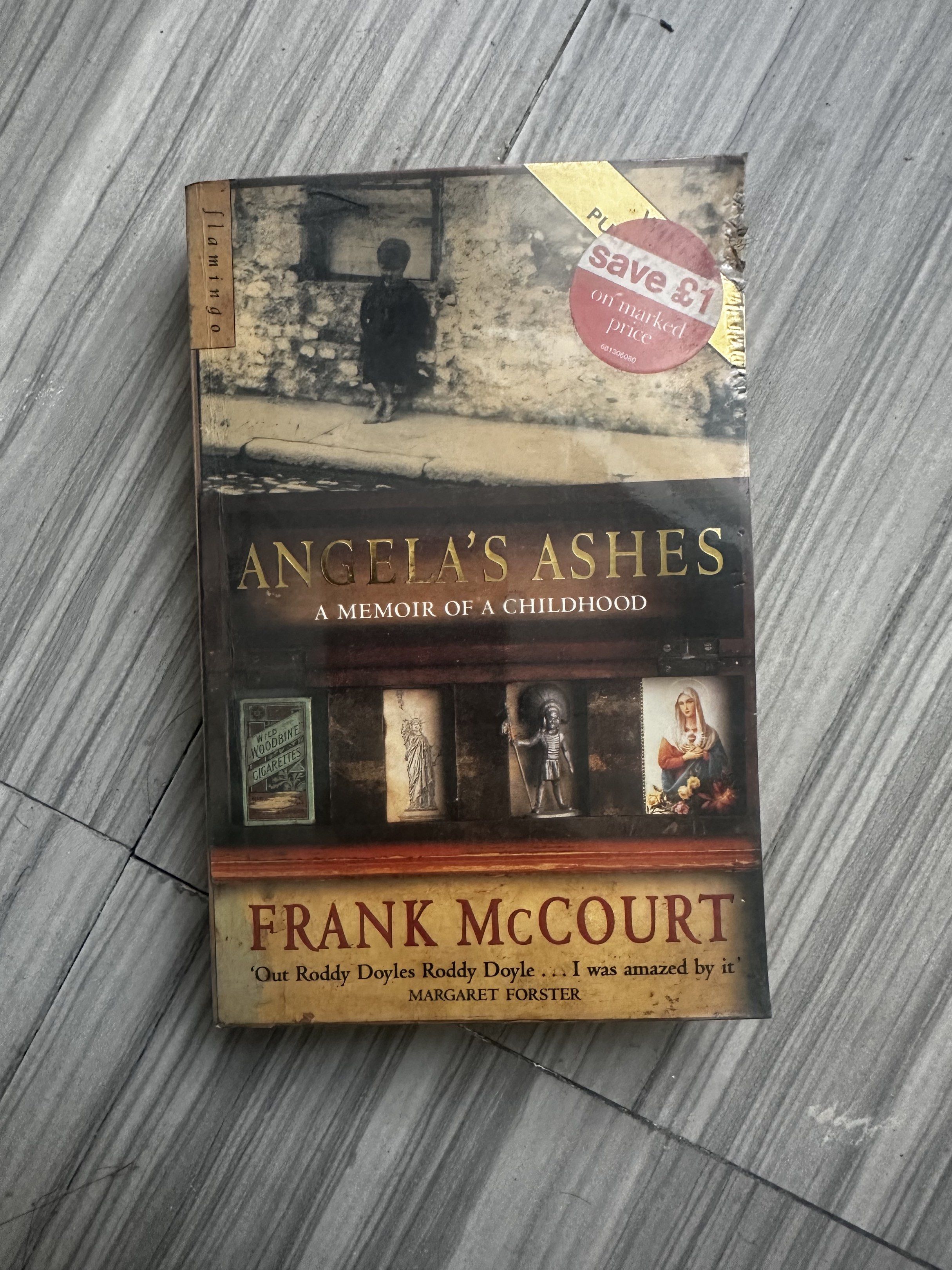 Angela's Ashes by Frank McCourt (Category: Storybooks) located in Quezon City. Submitted by jadeeclutterz (Listing ID 1419439964, Image 1). Description: - 'Angela's Ashes' by Frank McCourt Honest Issues: - Tanning in pages - One-inch black mark in the fore edge because I erased my name Loc: Holy Spirit, QC Meetups in UP Diliman may be arranged if you’ll buy more than 2 books from me (check my acct for more) Sf c/o buyer.