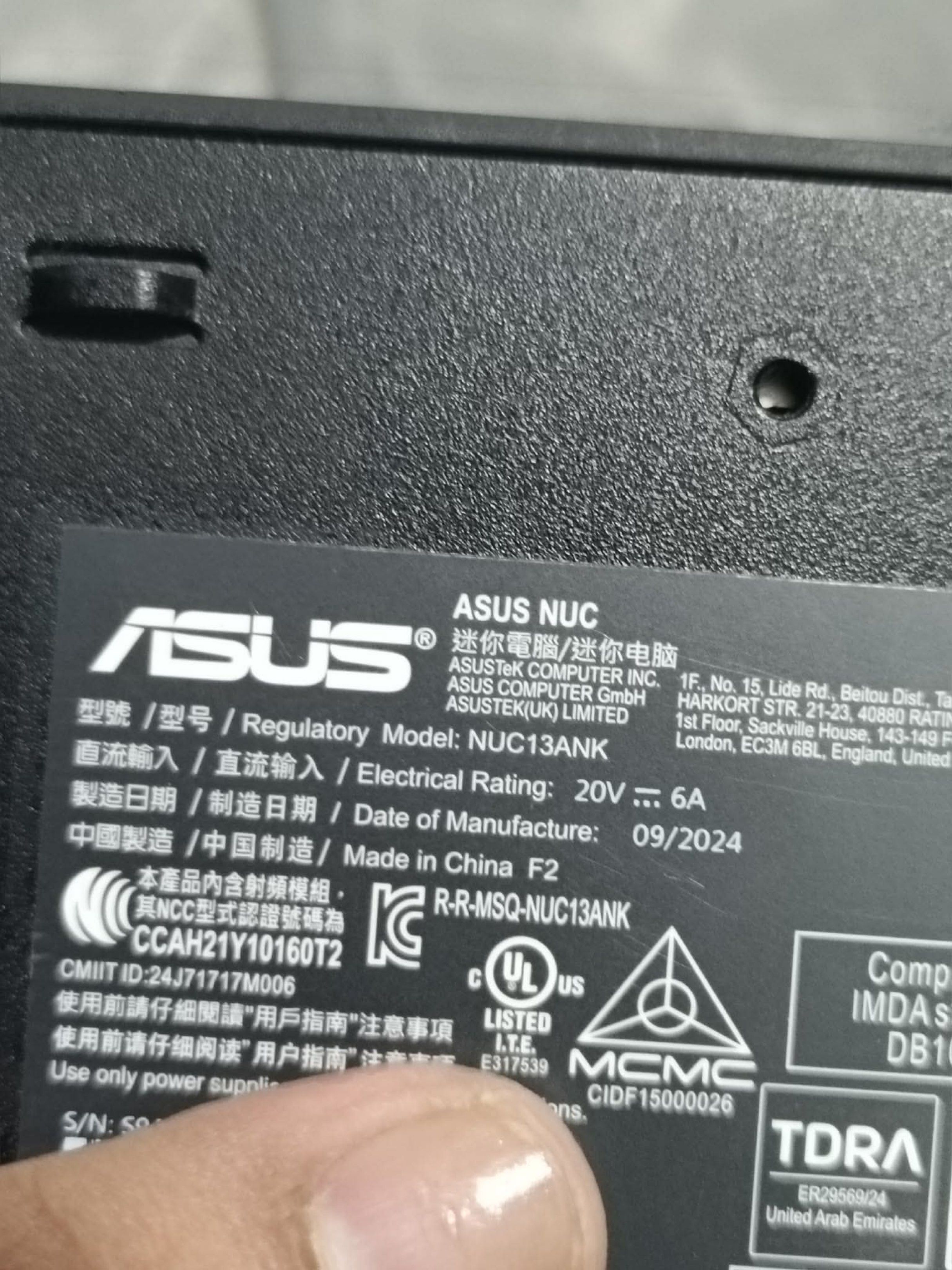 ASUS NUC13ANK Mini PC i5-1340P (Category: Desktops) located in Manila. Submitted by trvpspxt (Listing ID 1419401379, Image 3). Description: ASUS NUC i5 13TH GEN MINI PC 💯 16GB RAM DDR4 256 M.2 NVME & SATA 💯 WITH ADOPTOR 💯 READY TO WIFI 💯 READY TO WINDOWS 10 & 11 💯 READY TO USE GOODS FOR PERSONAL USE 💯 GOODS FOR OFFICE & SCHOOL 💯 - ASUS NUC13ANK Mini PC - Intel Core i5-1340P Processor - 16GB RAM - 237GB Local Disk - Windows 11 Pro - Ports: 