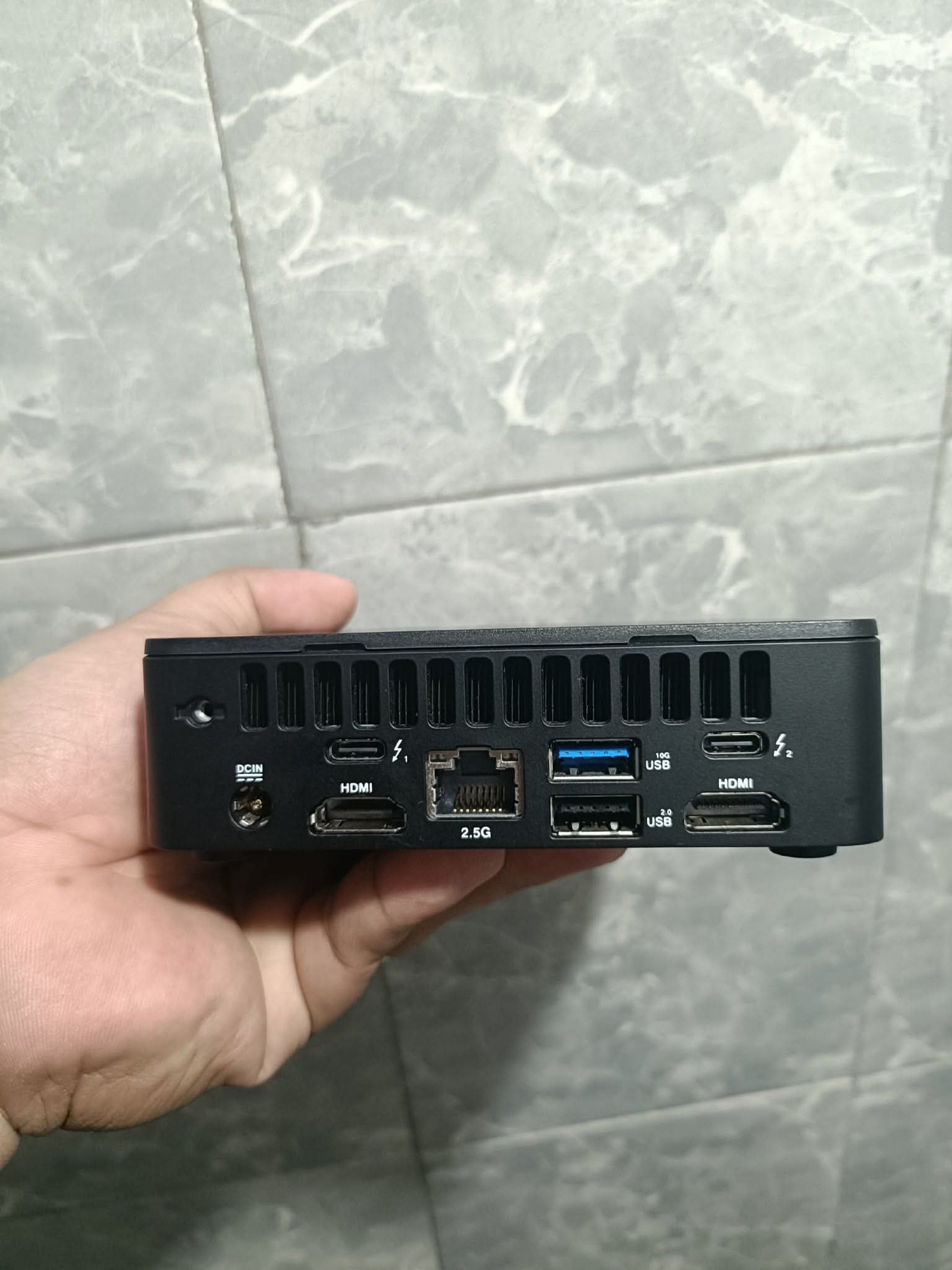 ASUS NUC13ANK Mini PC i5-1340P (Category: Desktops) located in Manila. Submitted by trvpspxt (Listing ID 1419401379, Image 2). Description: ASUS NUC i5 13TH GEN MINI PC 💯 16GB RAM DDR4 256 M.2 NVME & SATA 💯 WITH ADOPTOR 💯 READY TO WIFI 💯 READY TO WINDOWS 10 & 11 💯 READY TO USE GOODS FOR PERSONAL USE 💯 GOODS FOR OFFICE & SCHOOL 💯 - ASUS NUC13ANK Mini PC - Intel Core i5-1340P Processor - 16GB RAM - 237GB Local Disk - Windows 11 Pro - Ports: 