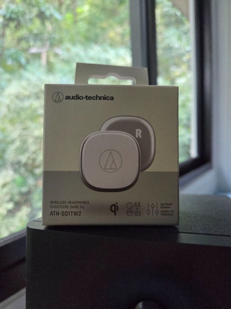 Audio-Technica ATH-SQ1TW2 Wireless Headphones - Pure White (BNIB)