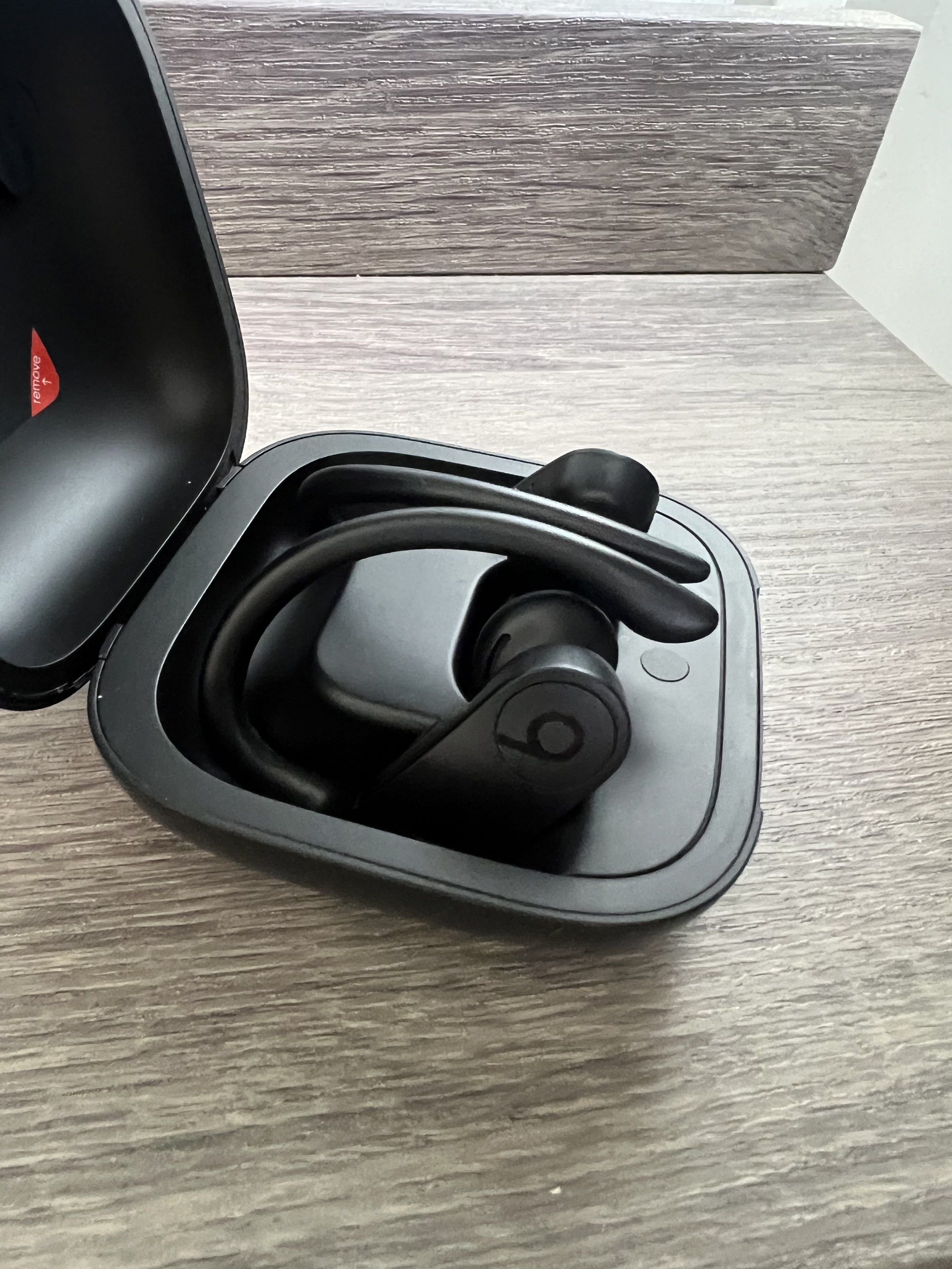 Beats Powerbeats Pro - Black (Category: Earphones) located in Pasig City. Submitted by roadtominimalism09 (Listing ID 1419563735, Image 3). Description: - Black Beats Powerbeats Pro earphones - earphones and case only, no more box and original cord - no flaws but i think the battery life is not as long anymore, probably, good 1hr per ear - barely used because i also have airpods, this was too big to bring, i only use it when traveling Pick up or 