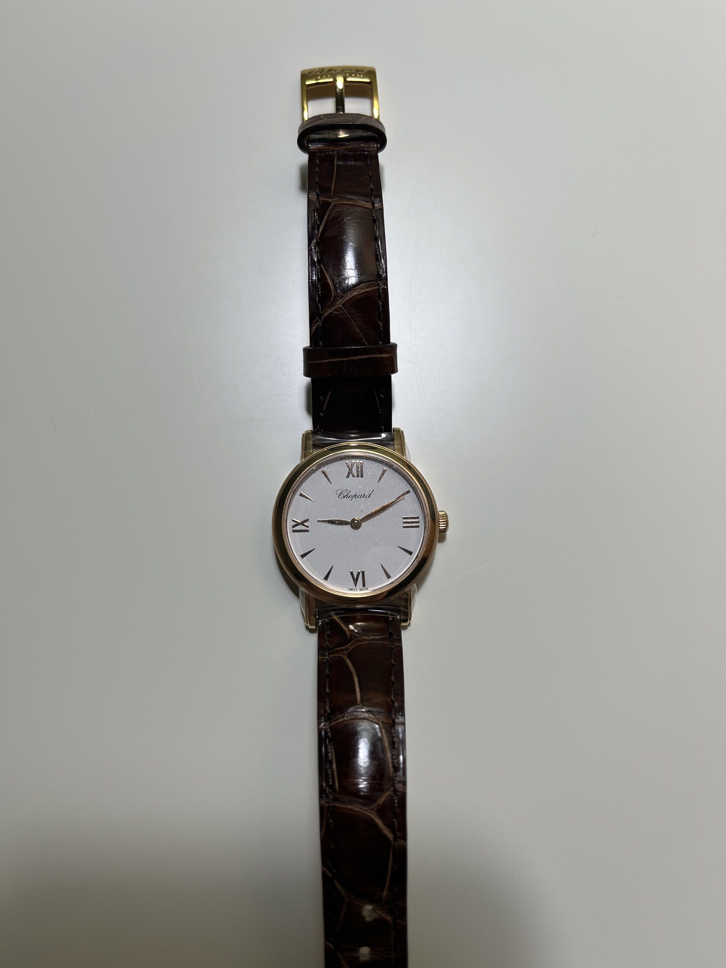 Chopard (Category: Watches) located in Singapore. Submitted by slhww (Listing ID 1333806216, Image 3). Description: The watch face is 2.8cm. No box, or papers. .