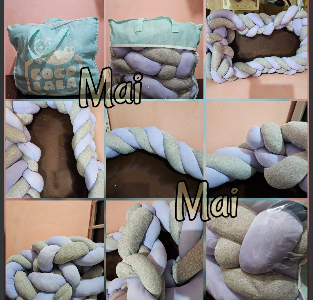 Cocolala crib braided knot (Category: Cots & Cribs) located in Bulacan. Submitted by Maidc (Listing ID 1419557463, Image 1). Description: D to nagamit ee natambak nalng haha labhan nyo nlng uli😅 bumper po yn s crib full crib sakop talga and pd s bed para d umpog umpog baby nyo mahl ko pa to nabili ii 899 nlng🥺👉👈 location panghulo obando bulacn shapi checkout available dn for sf purpose only po :) pd dn po lalamove or j&t direct depnde po s ch