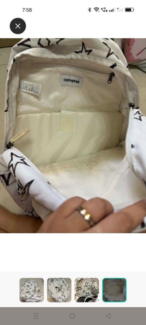 Converse backpack (Category: Backpacks) located in Agdangan. Submitted by shopnstyle21 (Listing ID 1419391050, Image 3). Description: auth converse backpack 16L seldom used delivery via lalamove .