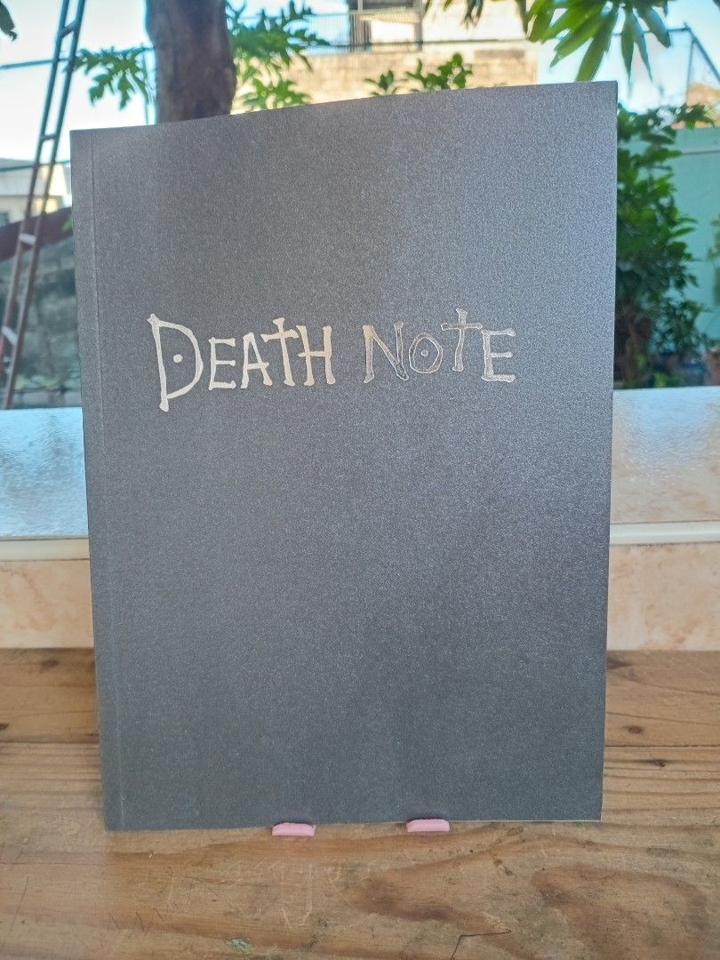 Death Note (Category: Comics & Manga) located in Caloocan City. Submitted by agathadoco96855 (Listing ID 1419492524, Image 1). Description: Death note: Note book with carton cover and poster 350 lang po. what you see is what you get tawad lang po mga kalaro first to pay gets the item mod: lbc, lalamove, j&t mop: gcash location: taguig can send video.