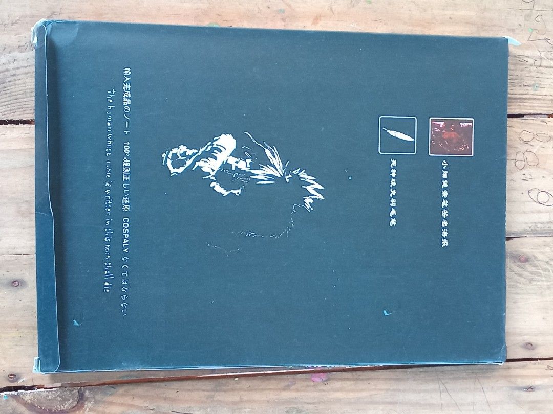 Death Note (Category: Comics & Manga) located in Caloocan City. Submitted by agathadoco96855 (Listing ID 1419492524, Image 3). Description: Death note: Note book with carton cover and poster 350 lang po. what you see is what you get tawad lang po mga kalaro first to pay gets the item mod: lbc, lalamove, j&t mop: gcash location: taguig can send video.