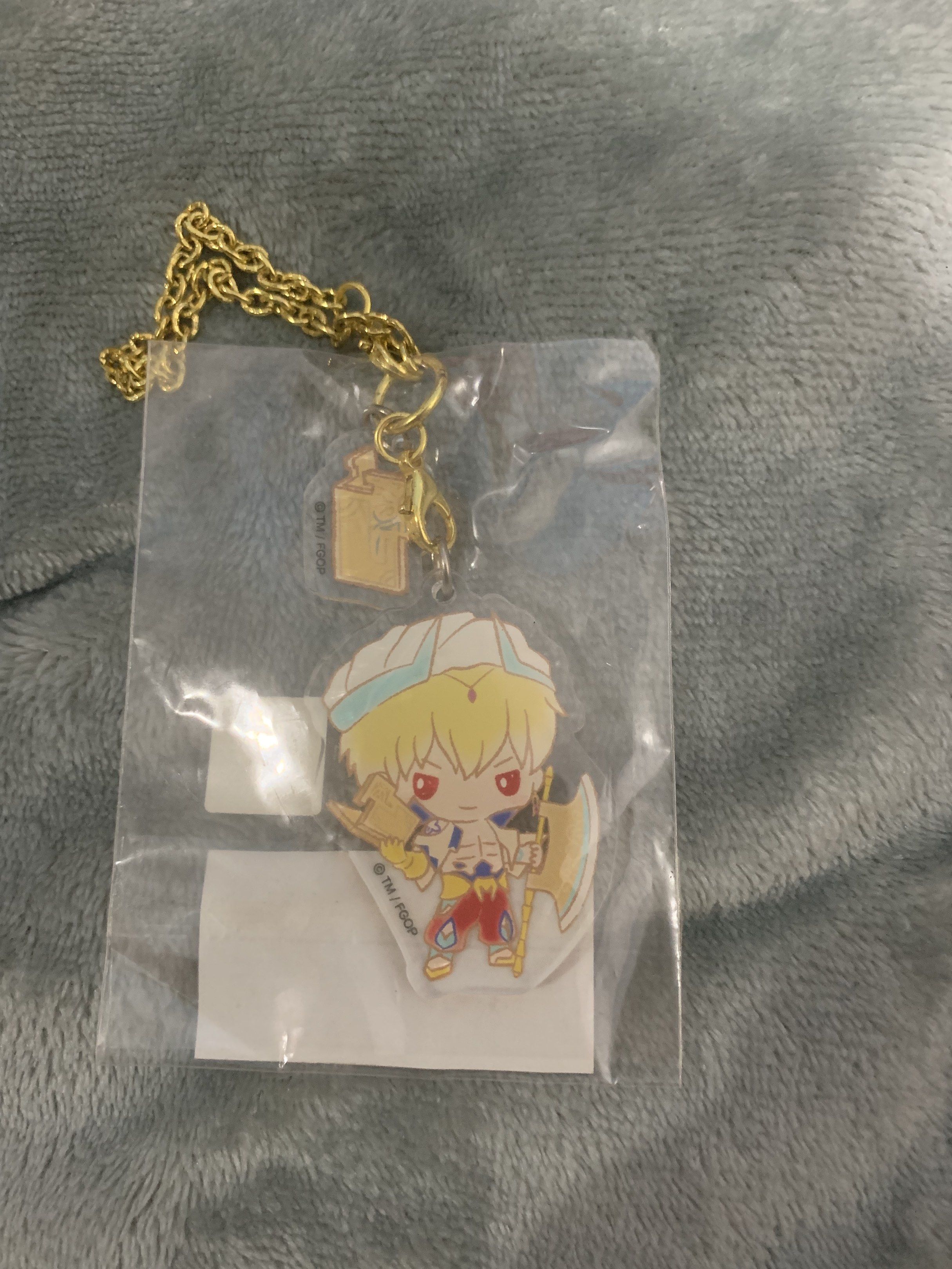 Fate/Grand Order Gilgamesh Acrylic Keychain (Category: Character Goods) located in Cabanatuan. Submitted by tsuu08 (Listing ID 1419573410, Image 1). Description: Authentic and bought in Japan.